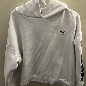 Puma Cropped Hoodie Size XL